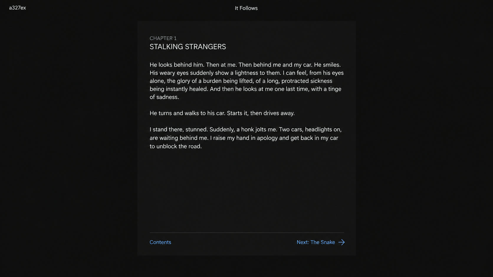 Chapter ending